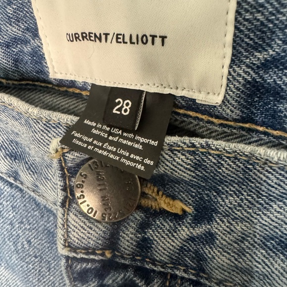 Current/Elliott Blue Ankle & Cropped Jeans - Picture 7 of 9